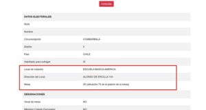 ¿CUAL ES MI LOCAL Y MESA DE VOTACIÓN?