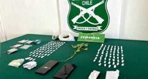 Marihuana, Pasta Base y 3 detenidos en operativo de Carabineros en población El Libertador, en Ovalle.