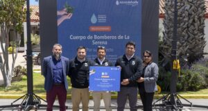 Dos compañías del Cuerpo de Bomberos de La Serena renovarán equipamientos gracias al Fondo Concursables de Aguas del Valle.