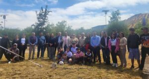 Colegio de Monte Patria reutiliza aguas grises para el riego de nueva cancha gracias al fondo concursable de Aguas del Valle