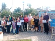 Vecinos de Cogotí 18 en Combarbalá, instalan sistema de riego en plaza comunitaria con aporte del fondo concursable de Aguas del Valle,