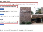 ABOGADO DE “CONFIANZA” DE ALCALDESA DEMANDA A MUNICIPALIDAD DE COMBARBALÁ. PIDE CASI 60 MILLONES EN INDEMNIZACIONES.
