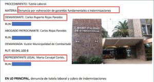 ABOGADO DE “CONFIANZA” DE ALCALDESA DEMANDA A MUNICIPALIDAD DE COMBARBALÁ. PIDE CASI 60 MILLONES EN INDEMNIZACIONES.